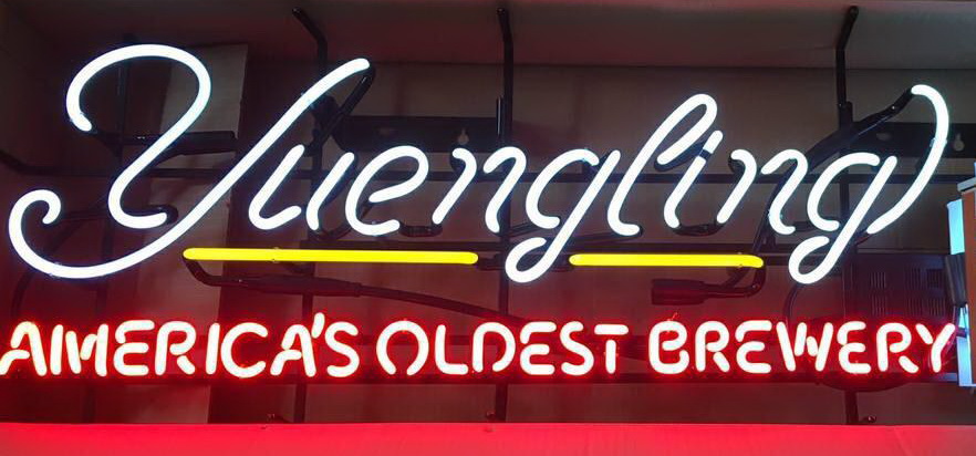 Yuengling Americas Oldest Brewery Text Neon Sign